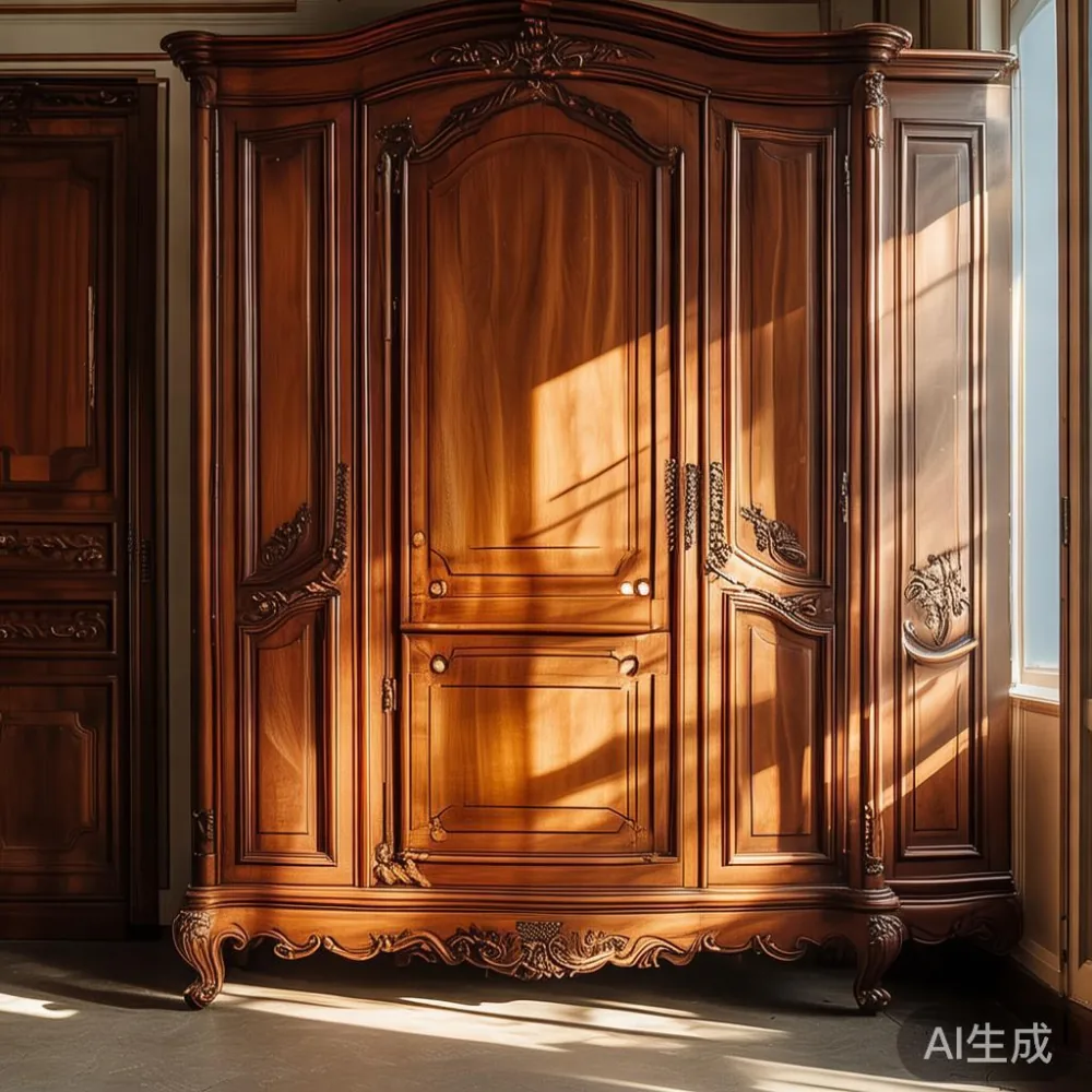 프렌치 럭셔리 스타일의 옷장